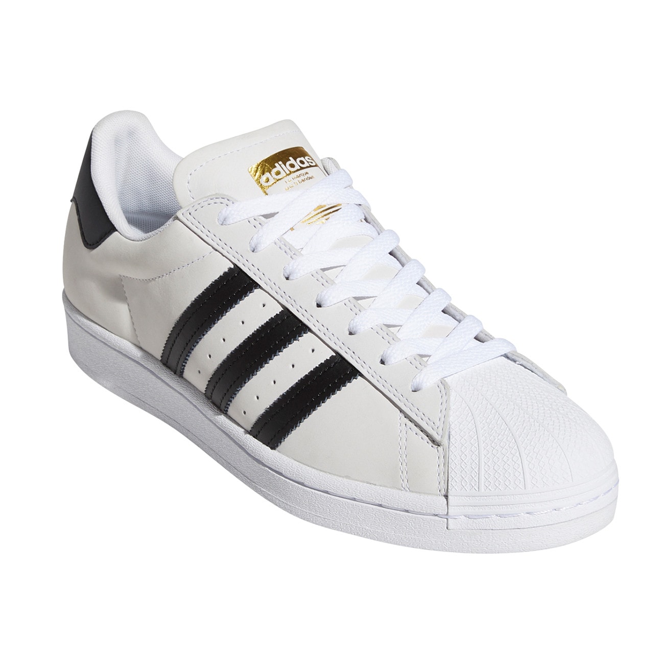 Sneakers Adidas Superstar cloud white/core black/gold mtlc | Zezula
