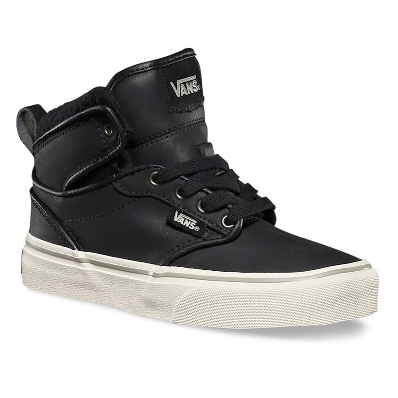 Sneakers Vans Atwood Hi Kids leather black/aluminum | Snowboard