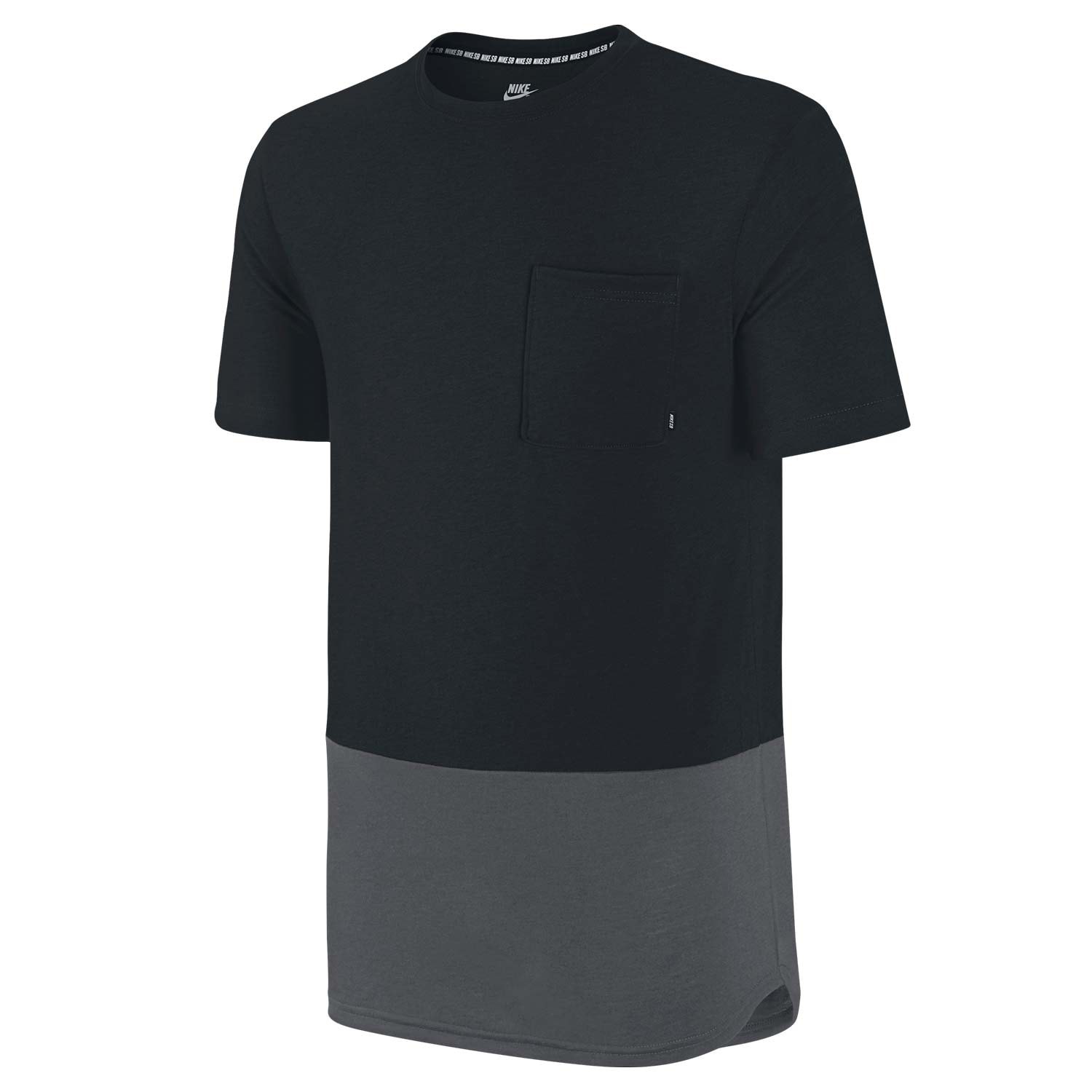 T-shirt Nike SB Dri-Fit Pocket black/dark grey | Snowboard Zezula
