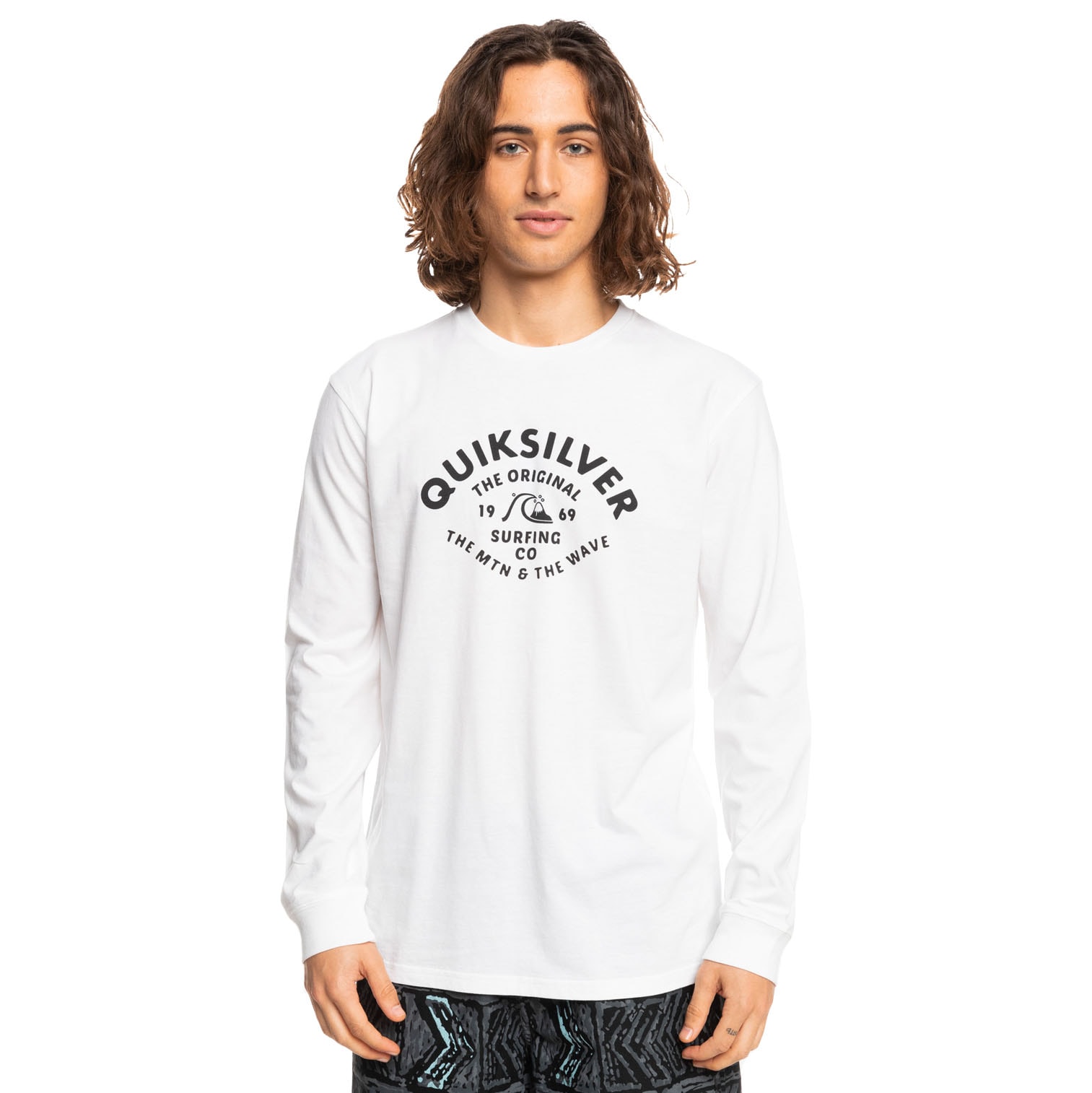 Quiksilver Script Talk Ls white M 22