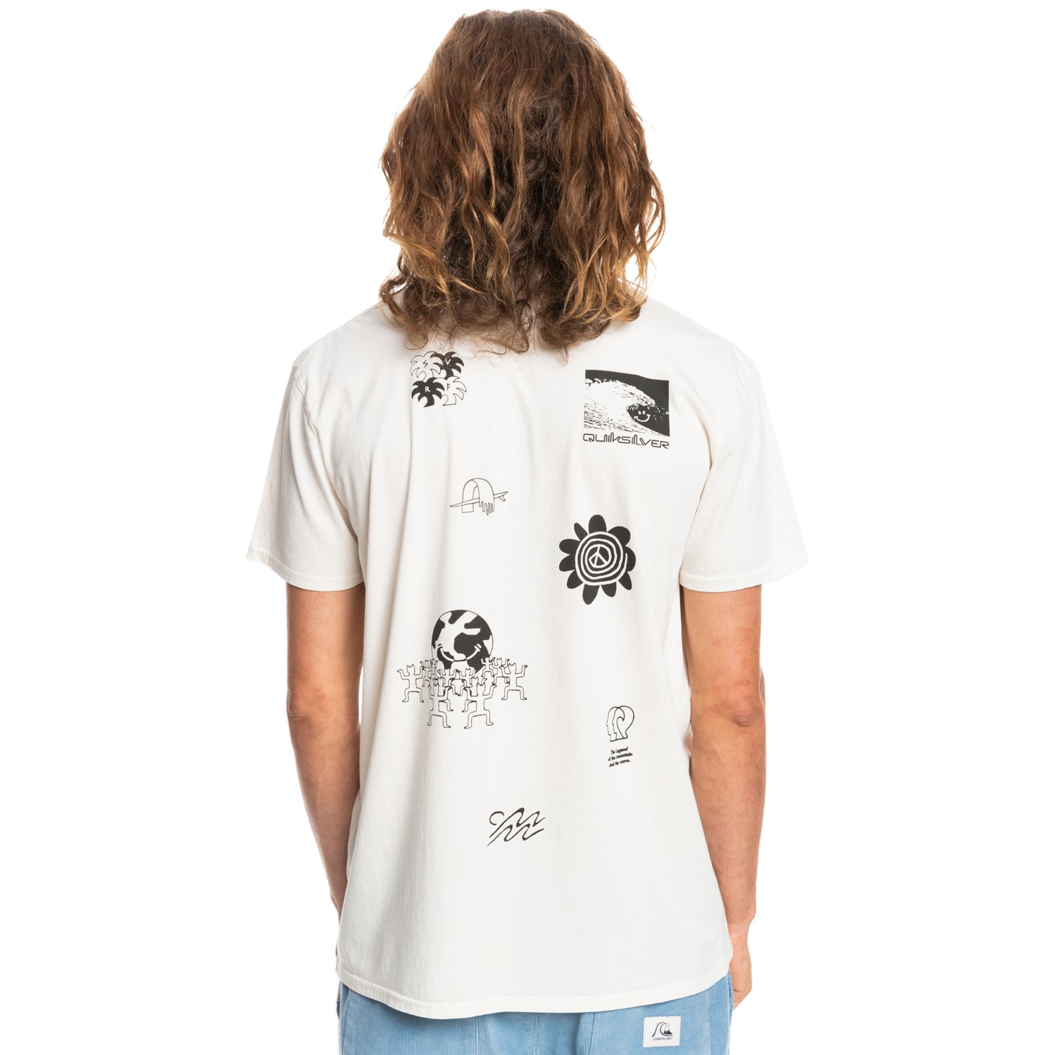 Quiksilver Surf Legends Ss antique white L 22