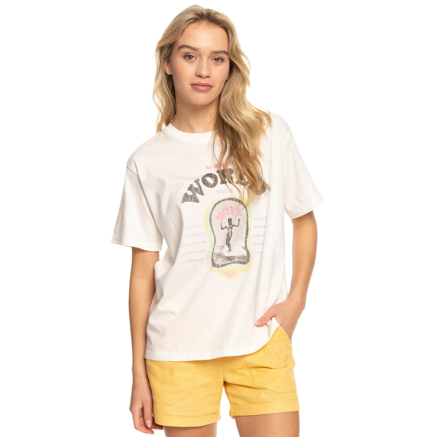 T-Shirt Roxy Moonlight Sunset B snow white | Snowboard Zezula | T-Shirts