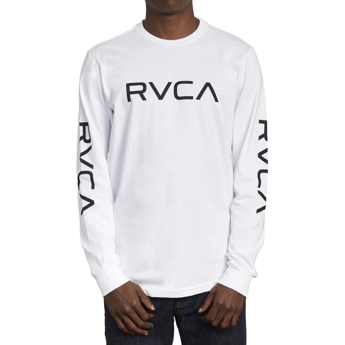 RVCA Big Rvca Sleeve Ls Tee white L 23