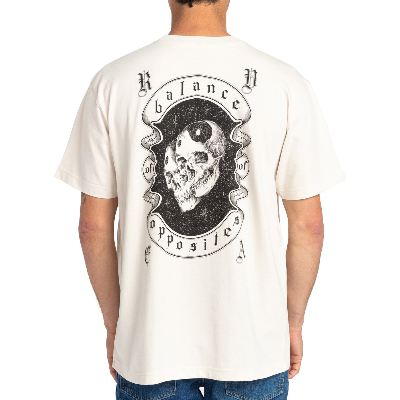 RVCA Cosmic Crew silver bleach XL 22