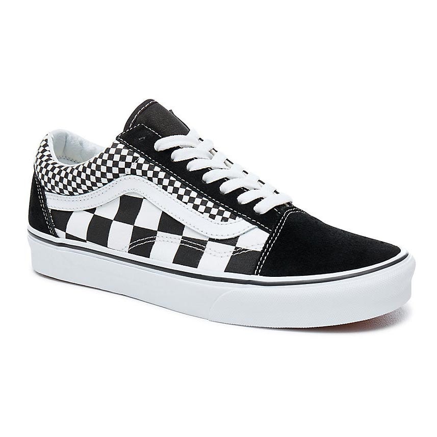 Sneakers Vans Old Skool mix checker black/true white | Snowboard Zezula